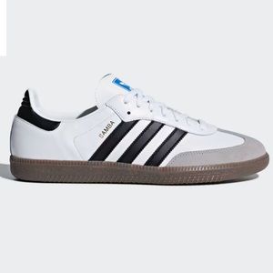 Adidas SAMBA Original OG - black white grey Sz men’s 8.5 women’s 9.5  42 - new